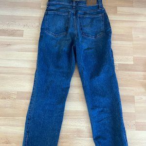 MADEWELL The Perfect Vintage Straight Leg Denim Jeans Women's Size 26